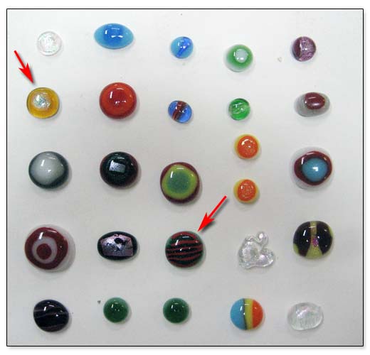 Fused Glass Pendants - Fired Focal Beads