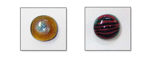 Fused Glass Pendants - Fired Focal Beads