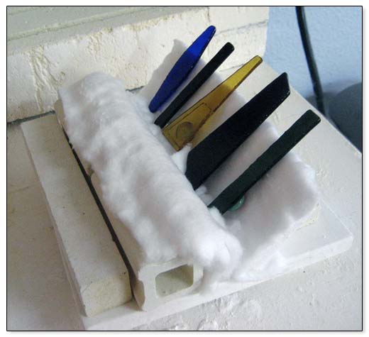 Fused Glass Pendants - Ready for the First Bend