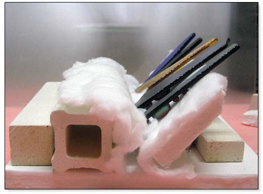 Fused Glass Pendants - Ready for the First Bend