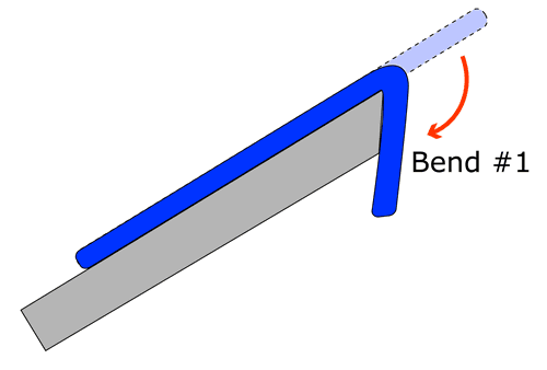 Fused Glass Pendants - The First Bend