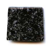 Faux Fused Glass Black Granite