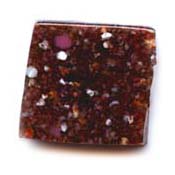Faux Fused Glass Brown Pink Granite