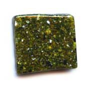 Faux Fused Glass Green Gold Granite