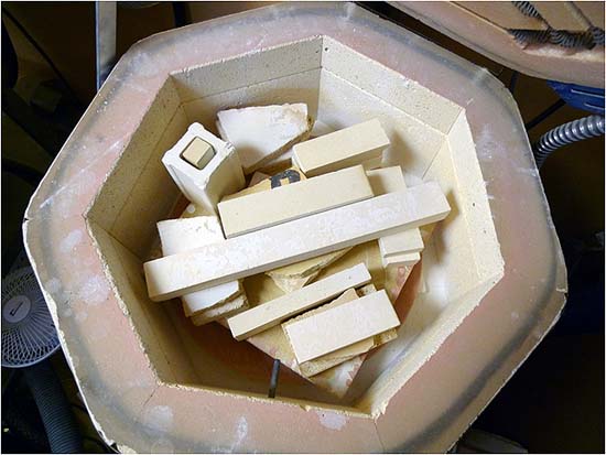 Kiln Pressed Glass: Weight Placement