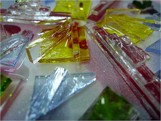 Pressed Glass Setup - Detail