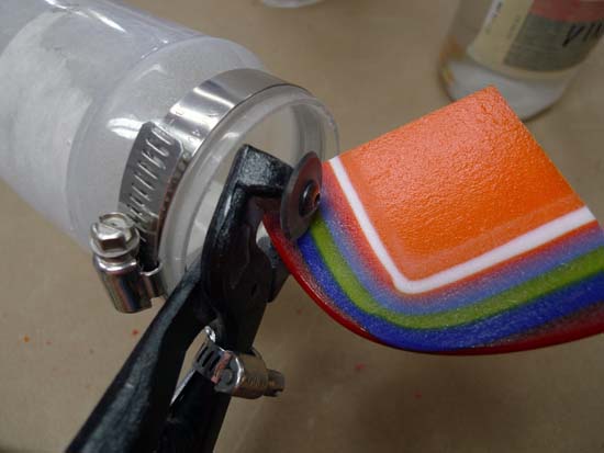 FusedGlass.Org's Mosaic Catch-O-Matic in action!