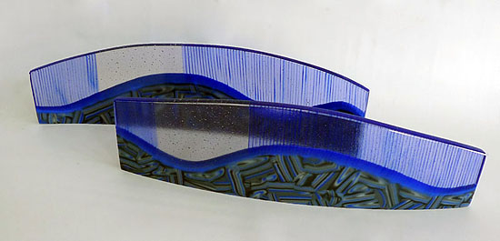 Fused glass by Paul Tarlow.