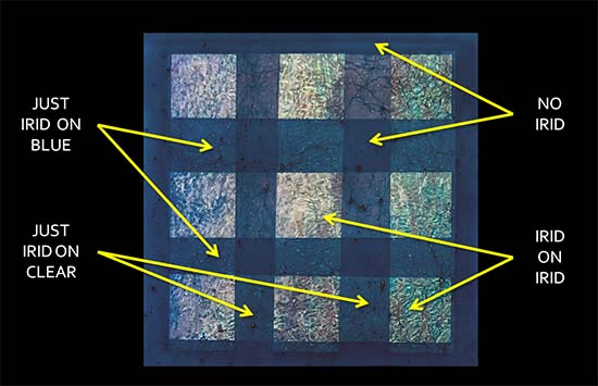 Irid-on-Irid technique
